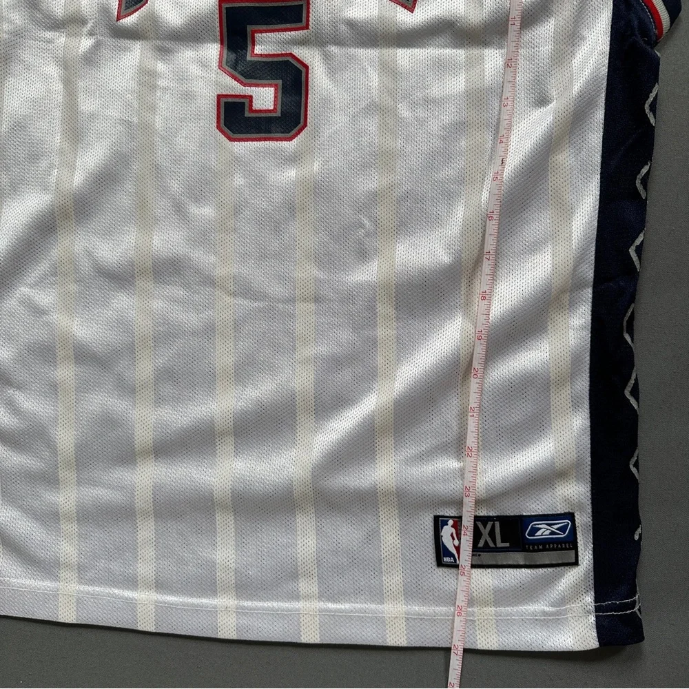 Reebok Nets Jersey SIZE XL Kidd Number 5 - Picture 7 of 8